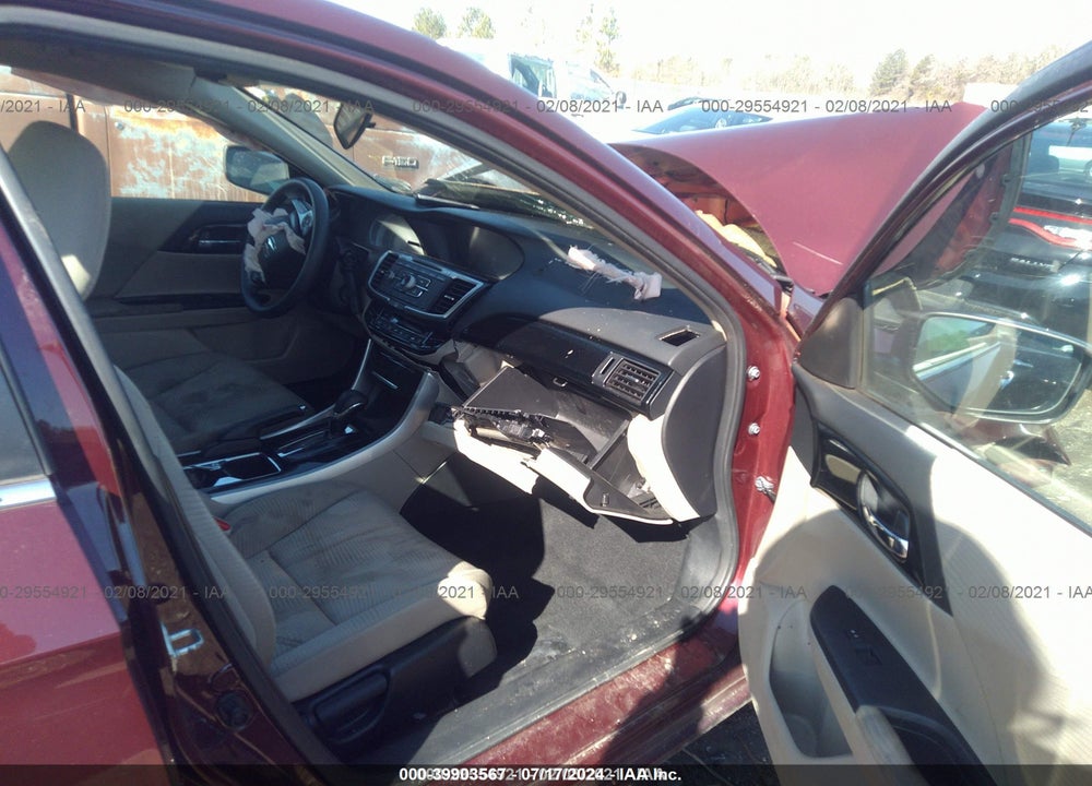 2017 HONDA ACCORD LX VIN: 1HGCR2F3XHA075733