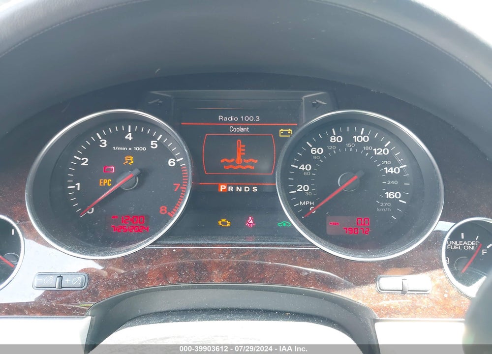 2007 AUDI A8-W12 VIN: WAUMR44E77N011690