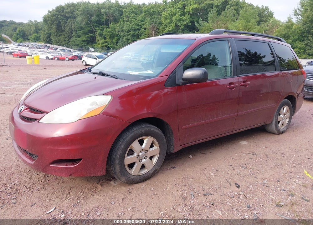 2008 TOYOTA SIENNA LE VIN: 5TDZK23C28S120510