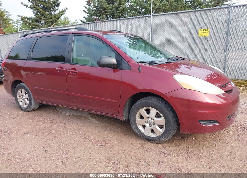 2008 TOYOTA SIENNA LE VIN: 5TDZK23C28S120510