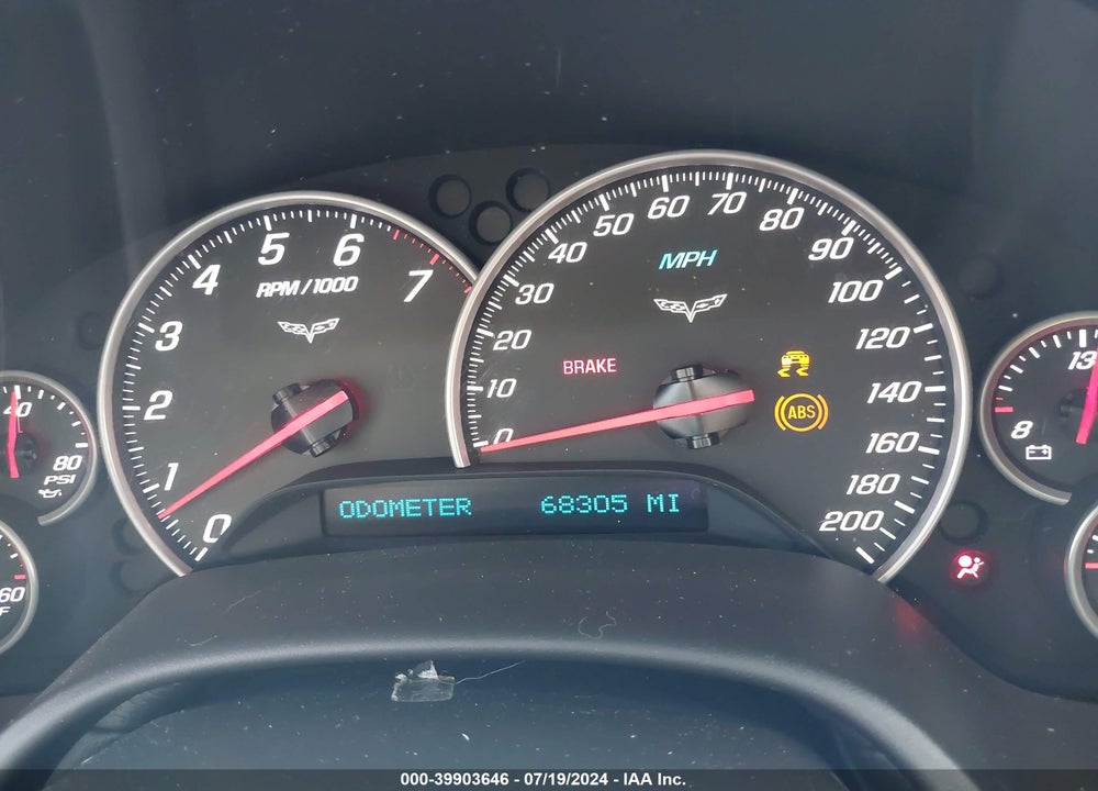 2008 CHEVROLET CORVETTE VIN: 1G1YY26WX85117384