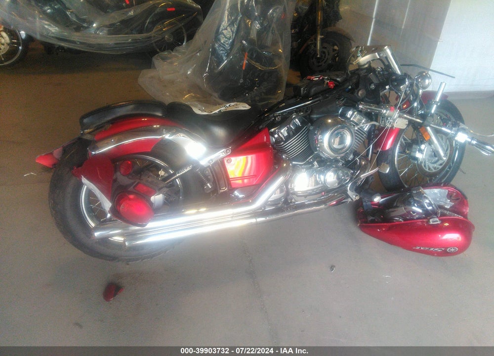 2008 YAMAHA XVS650 A/AT VIN: JYAVM01E58A120124