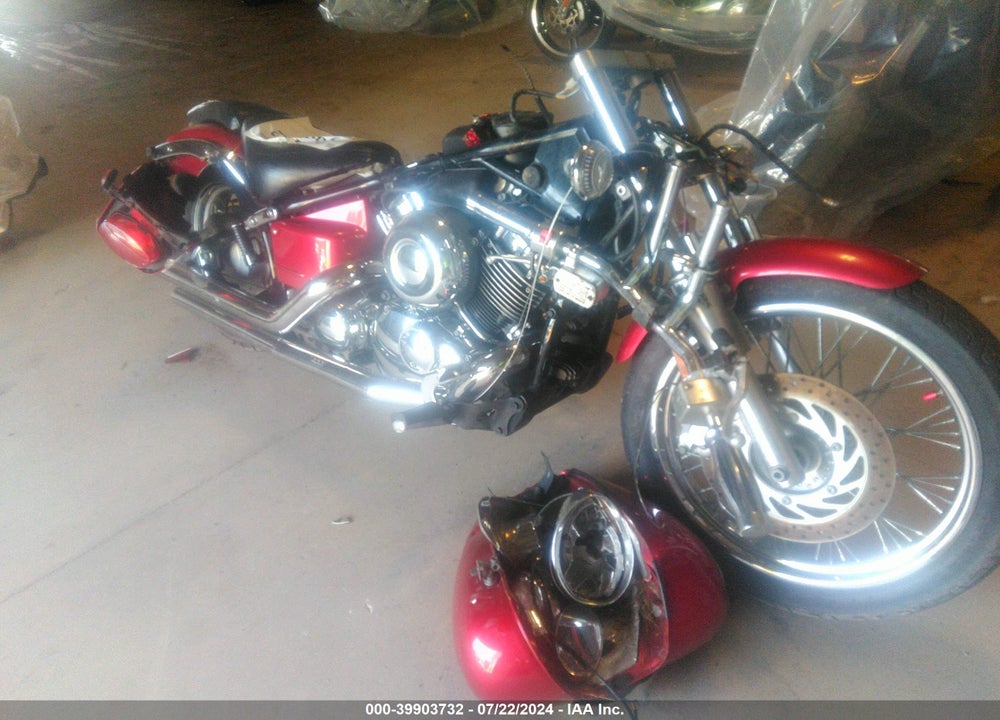 2008 YAMAHA XVS650 A/AT VIN: JYAVM01E58A120124