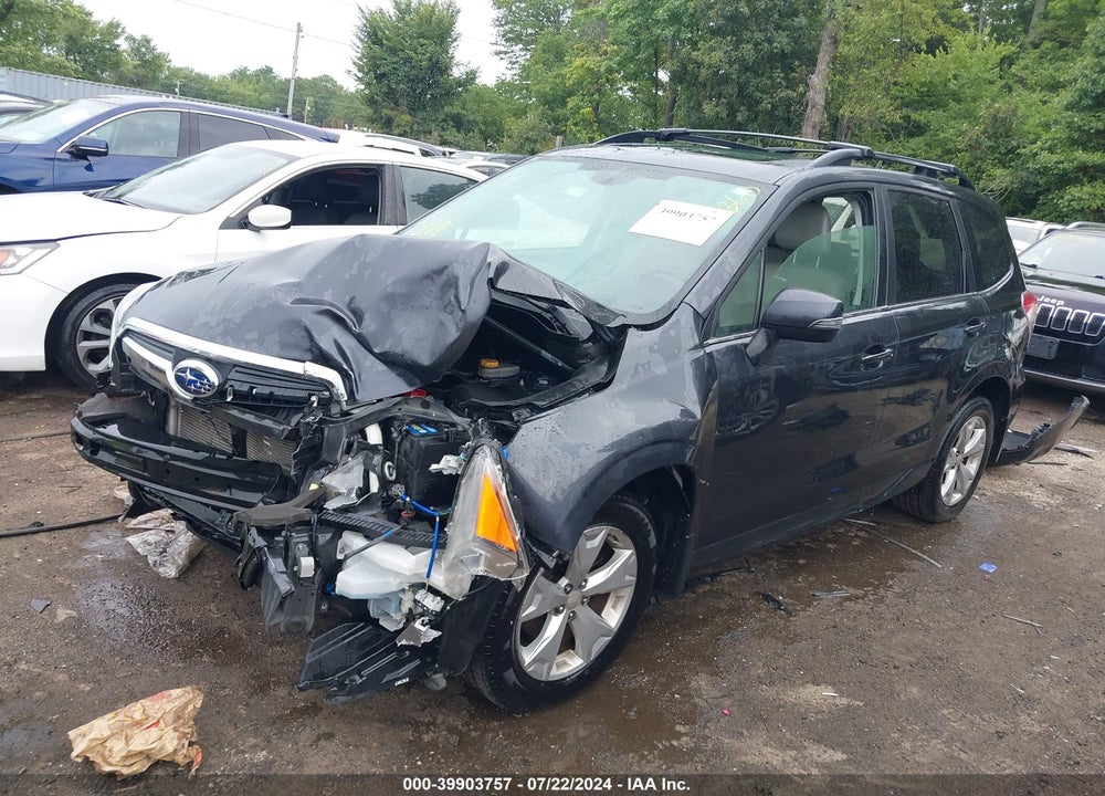 2014 SUBARU FORESTER 2.5I TOURING VIN: JF2SJAPC4EH556947