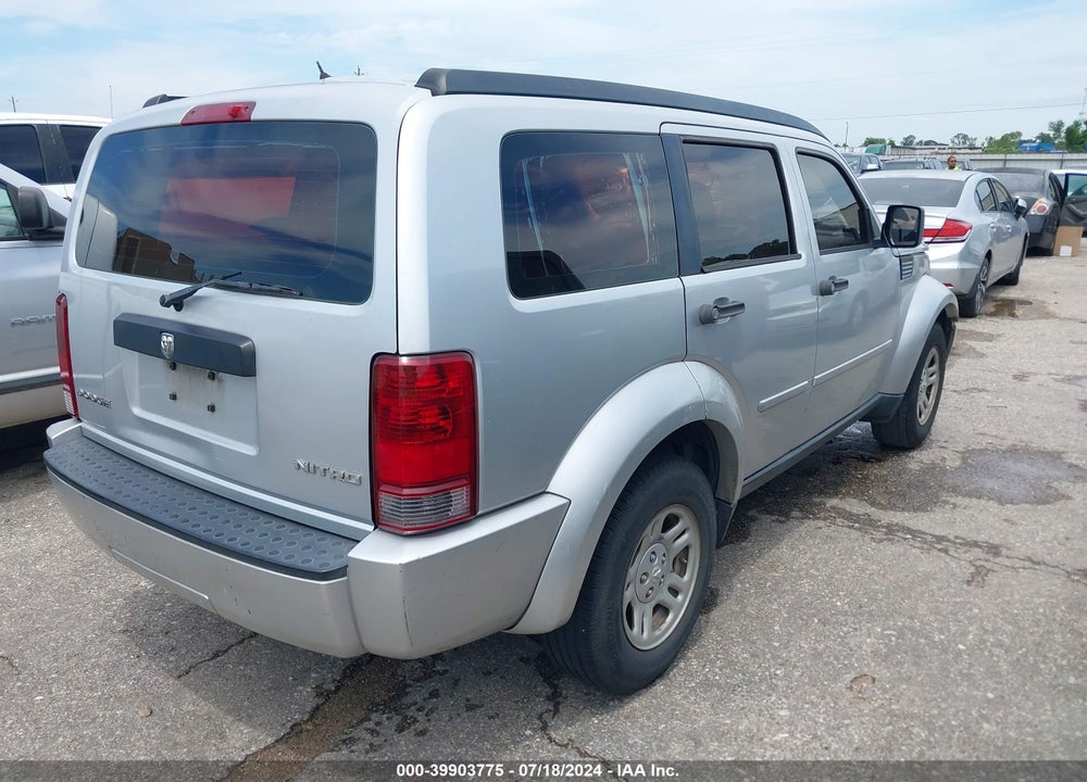 2010 DODGE NITRO SE VIN: 1D4PT2GK3AW129750