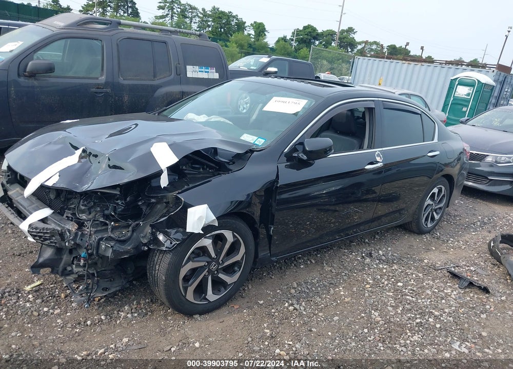 2017 HONDA ACCORD EX-L V6 VIN: 1HGCR3F80HA040183