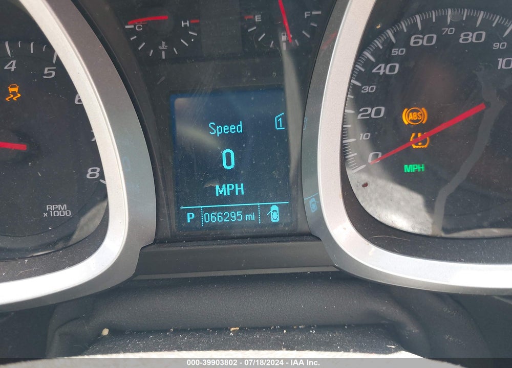 2012 CHEVROLET EQUINOX LS VIN: 2GNALBEK0C1326933