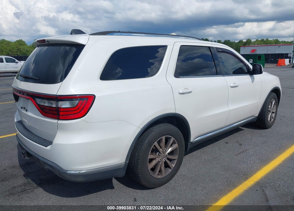 2017 DODGE DURANGO SXT RWD VIN: 1C4RDHAG9HC629370