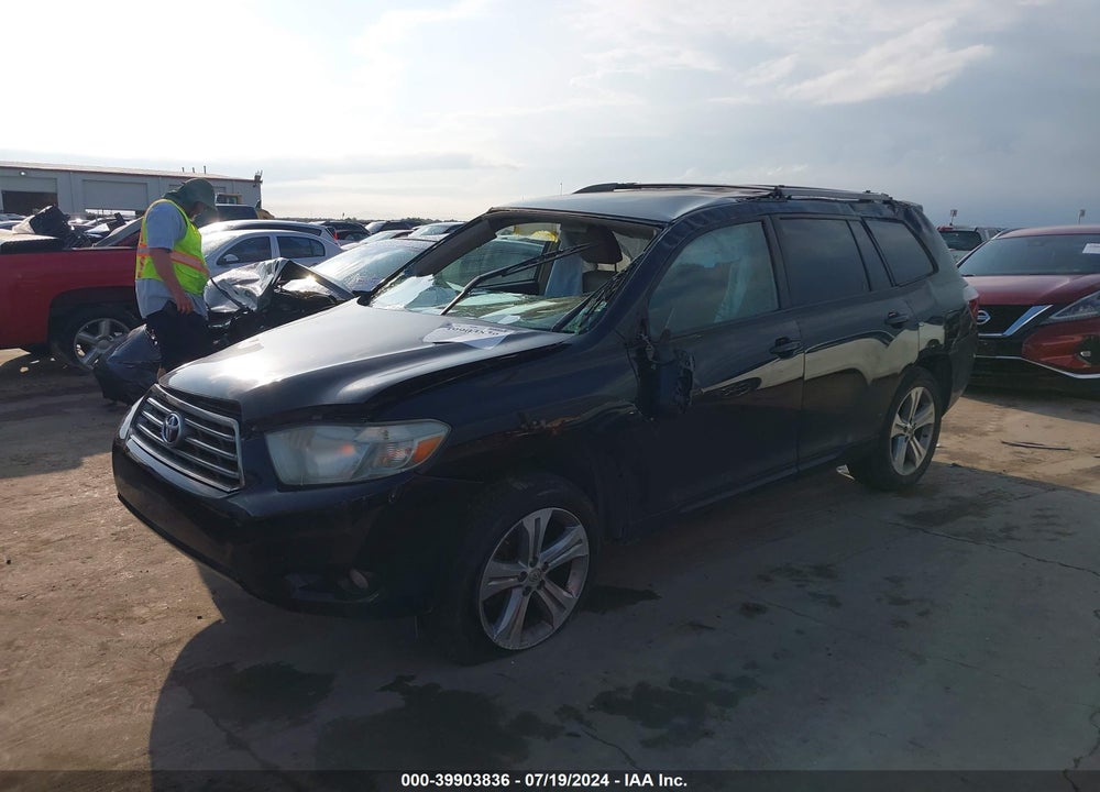 2008 TOYOTA HIGHLANDER SPORT VIN: JTEDS43AX82031503
