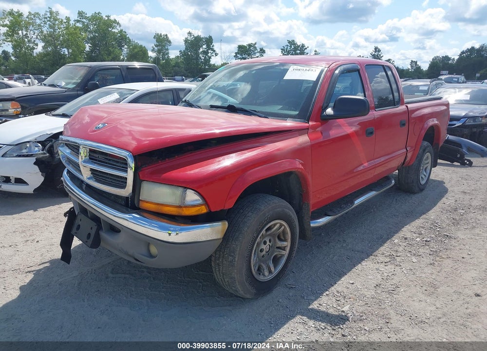 2004 DODGE DAKOTA SLT VIN: 1D7HG48N24S660434