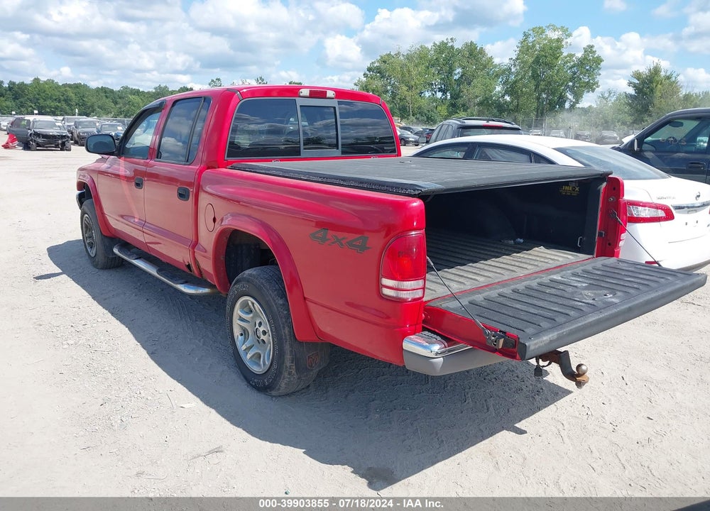 2004 DODGE DAKOTA SLT VIN: 1D7HG48N24S660434
