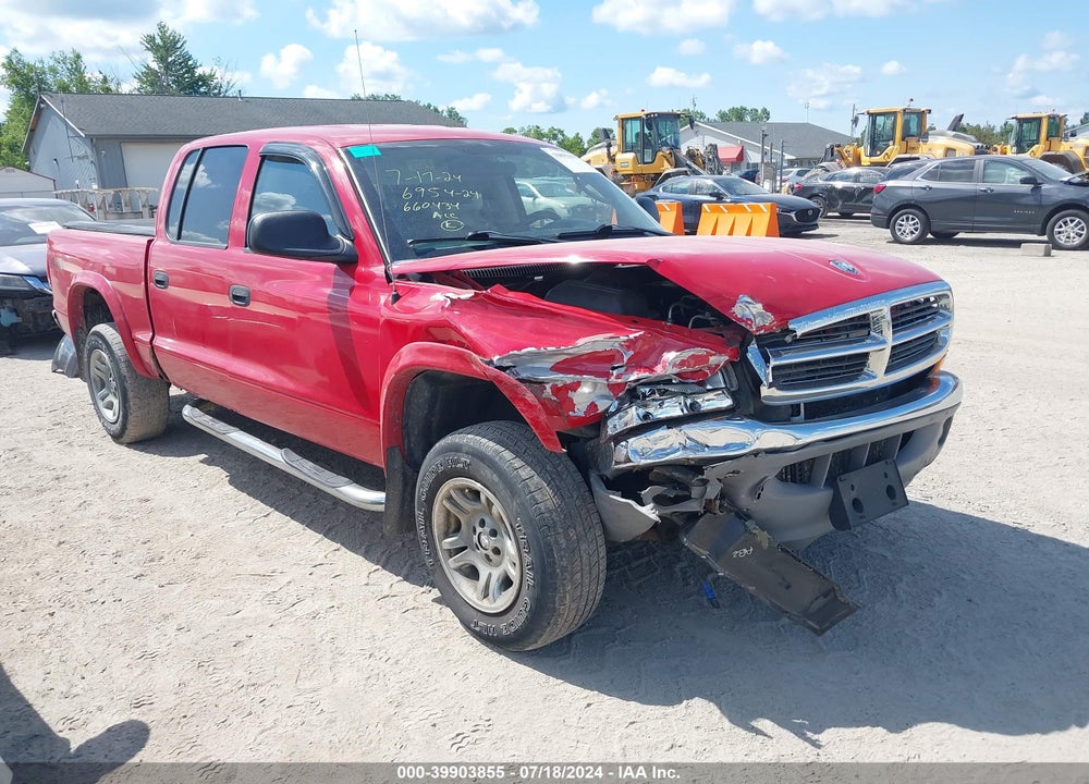 2004 DODGE DAKOTA SLT VIN: 1D7HG48N24S660434
