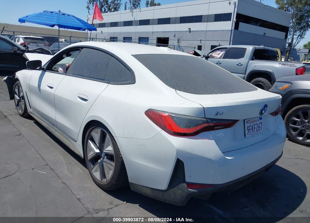 2023 BMW I4 EDRIVE35 VIN: WBY43AW07PFP47252