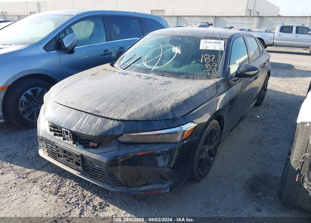 2022 HONDA CIVIC SI SEDAN VIN: 2HGFE1E55NH476352