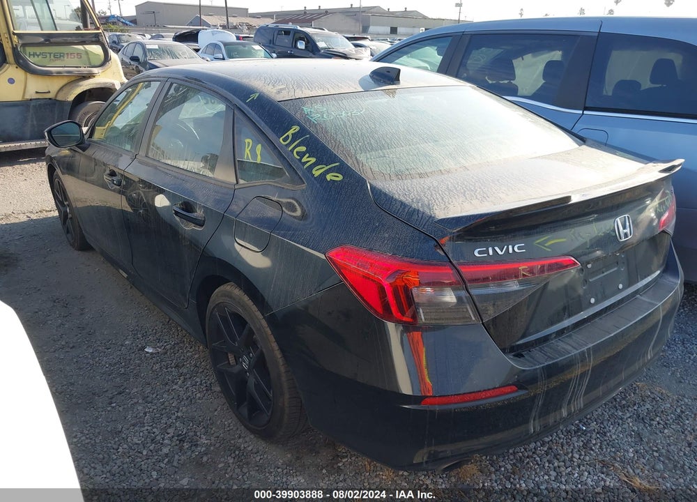 2022 HONDA CIVIC SI SEDAN VIN: 2HGFE1E55NH476352