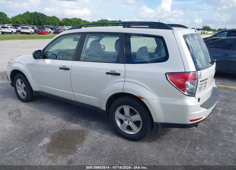 2012 SUBARU FORESTER 2.5X VIN: JF2SHABC9CG439144