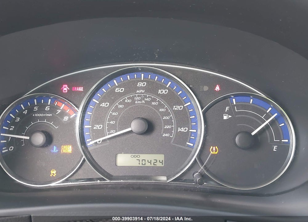 2012 SUBARU FORESTER 2.5X VIN: JF2SHABC9CG439144