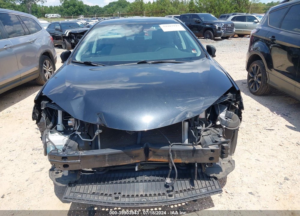 2018 TOYOTA COROLLA LE VIN: 2T1BURHE6JC012436