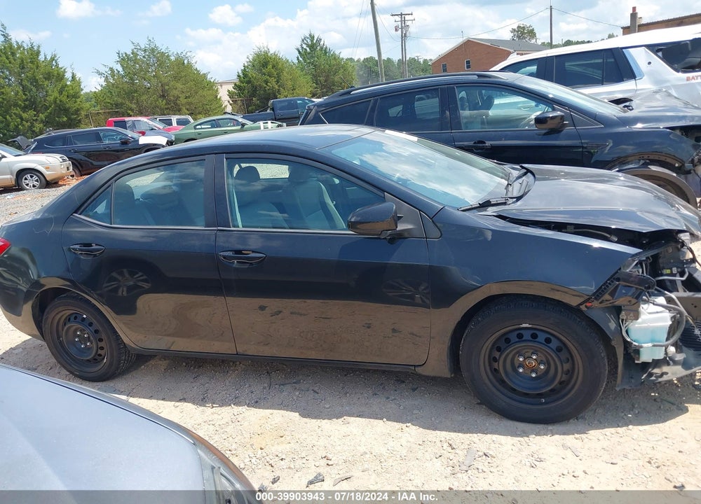 2018 TOYOTA COROLLA LE VIN: 2T1BURHE6JC012436