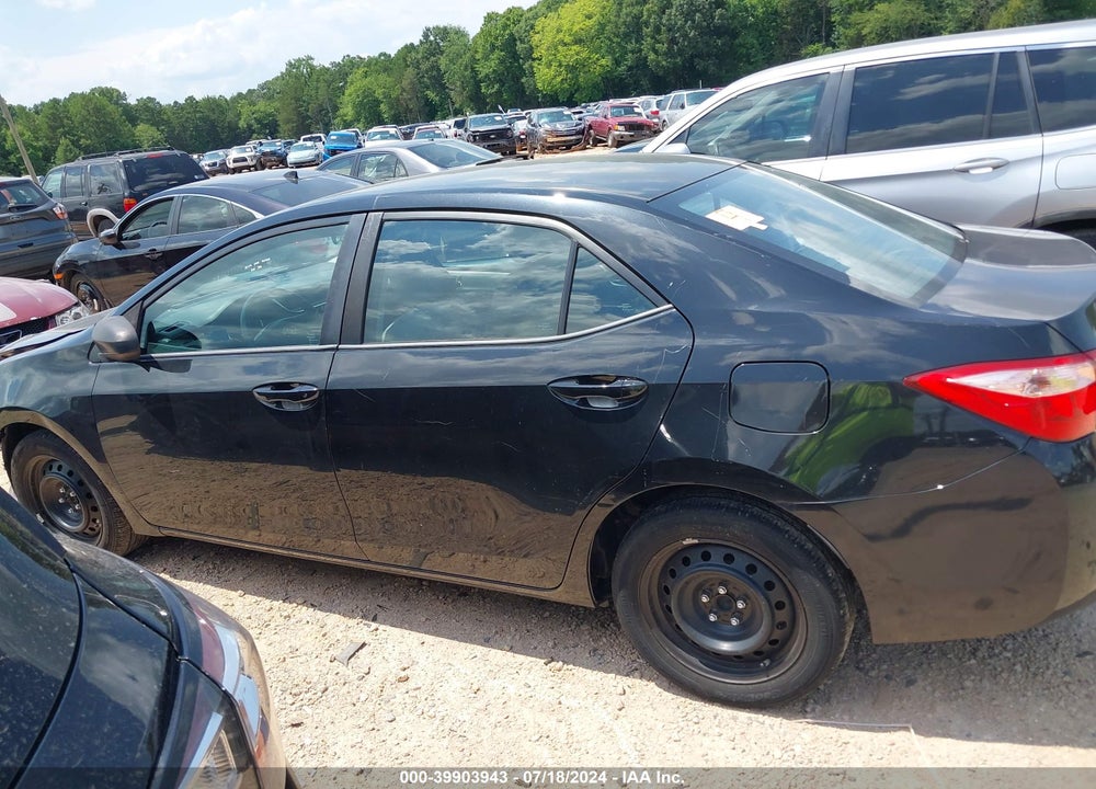 2018 TOYOTA COROLLA LE VIN: 2T1BURHE6JC012436