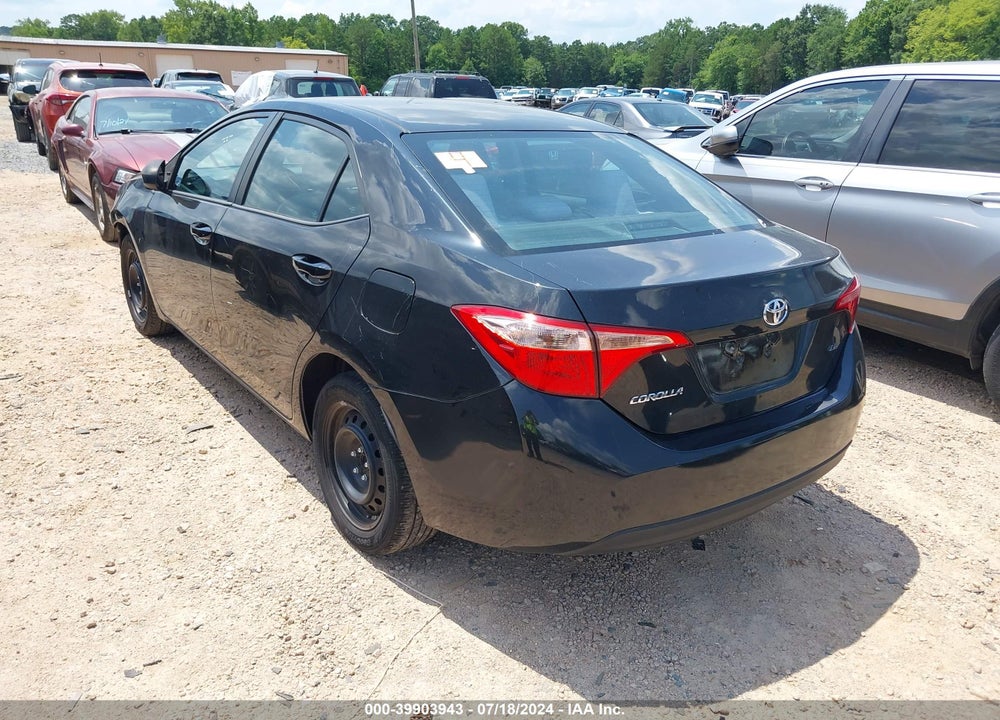 2018 TOYOTA COROLLA LE VIN: 2T1BURHE6JC012436
