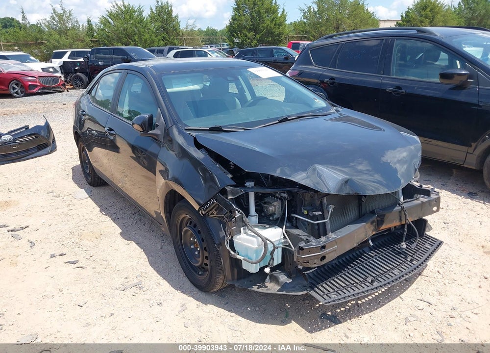 2018 TOYOTA COROLLA LE VIN: 2T1BURHE6JC012436