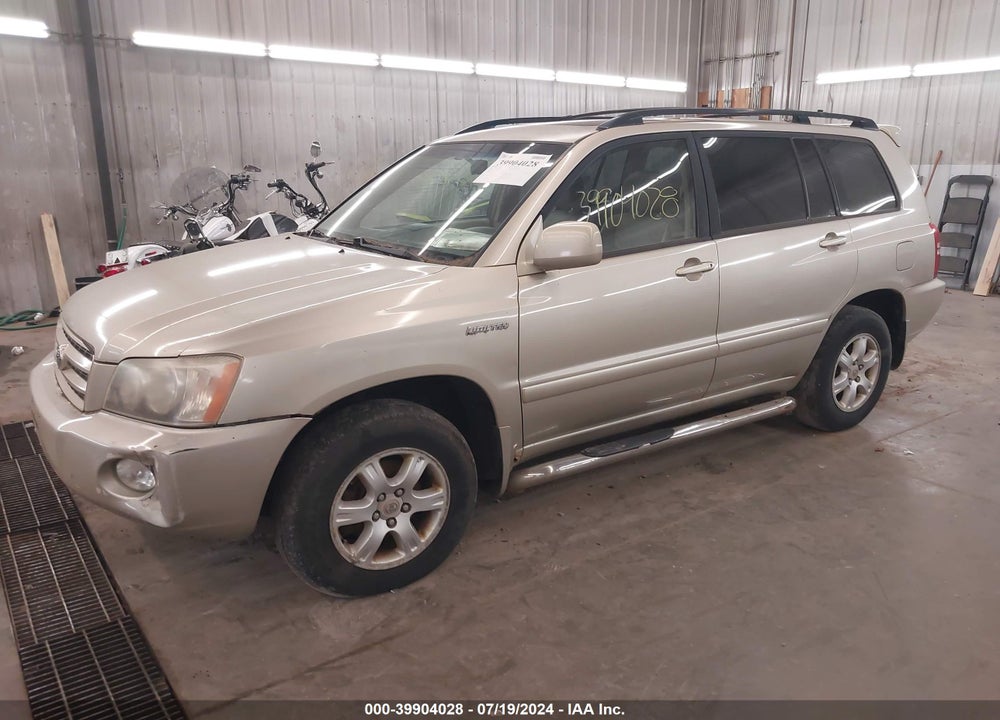 2002 TOYOTA HIGHLANDER LIMITED V6 VIN: JTEHF21A620041784