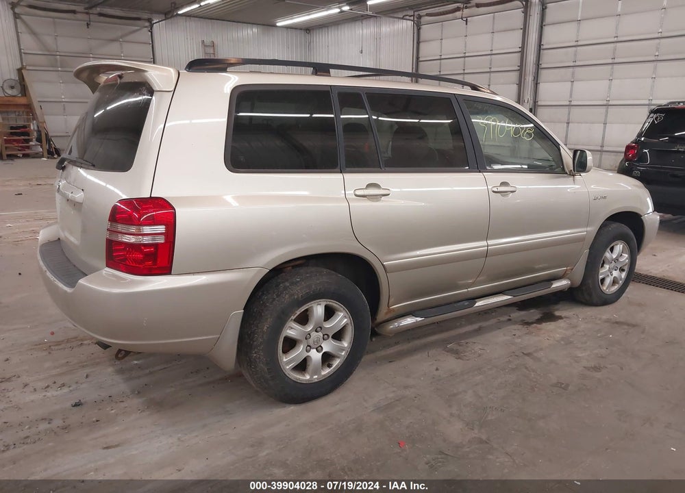 2002 TOYOTA HIGHLANDER LIMITED V6 VIN: JTEHF21A620041784