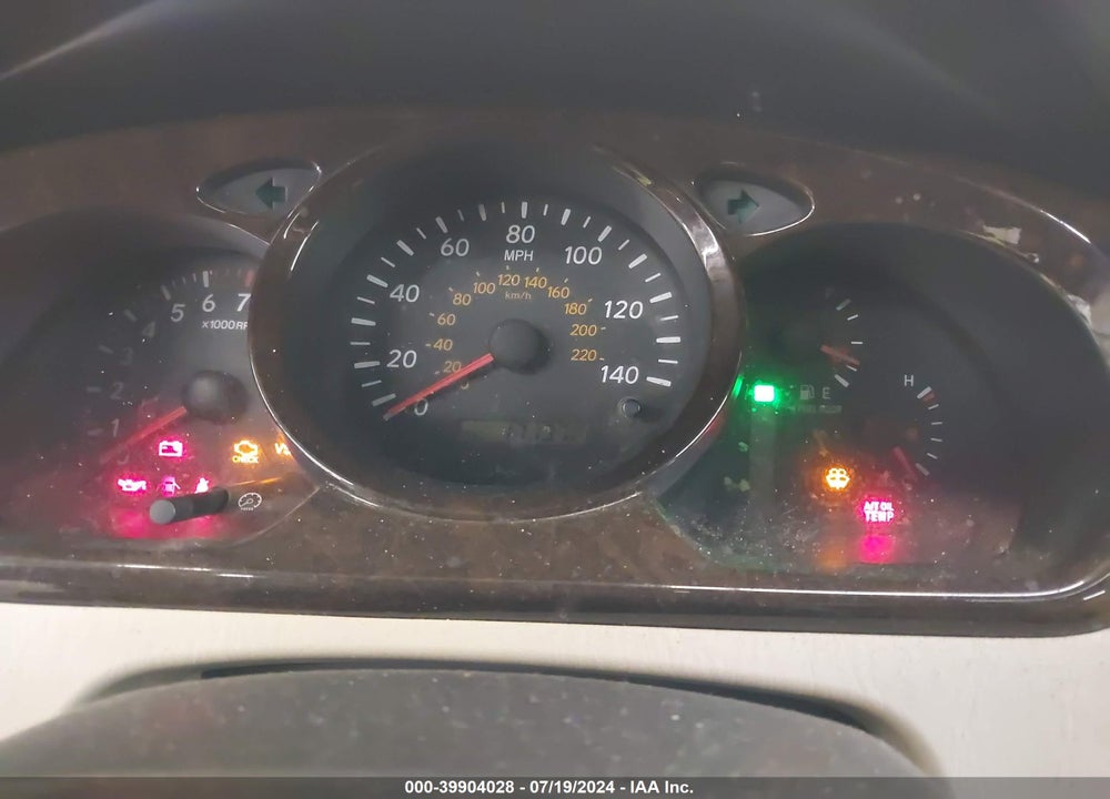 2002 TOYOTA HIGHLANDER LIMITED V6 VIN: JTEHF21A620041784