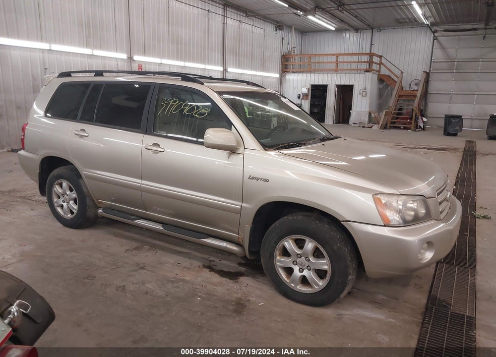 2002 TOYOTA HIGHLANDER LIMITED V6 VIN: JTEHF21A620041784