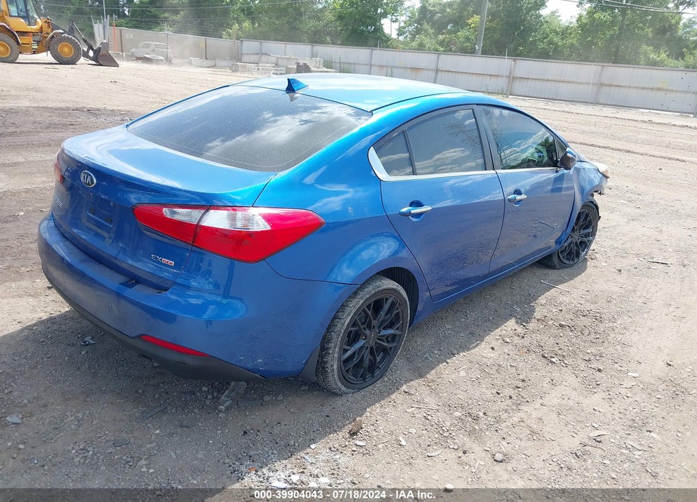 2014 KIA FORTE EX VIN: KNAFX4A8XE5084711