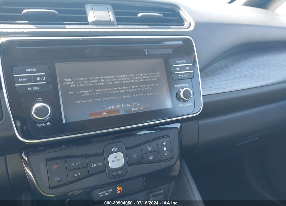 2019 NISSAN LEAF VIN: 1N4AZ1CP8KC319629
