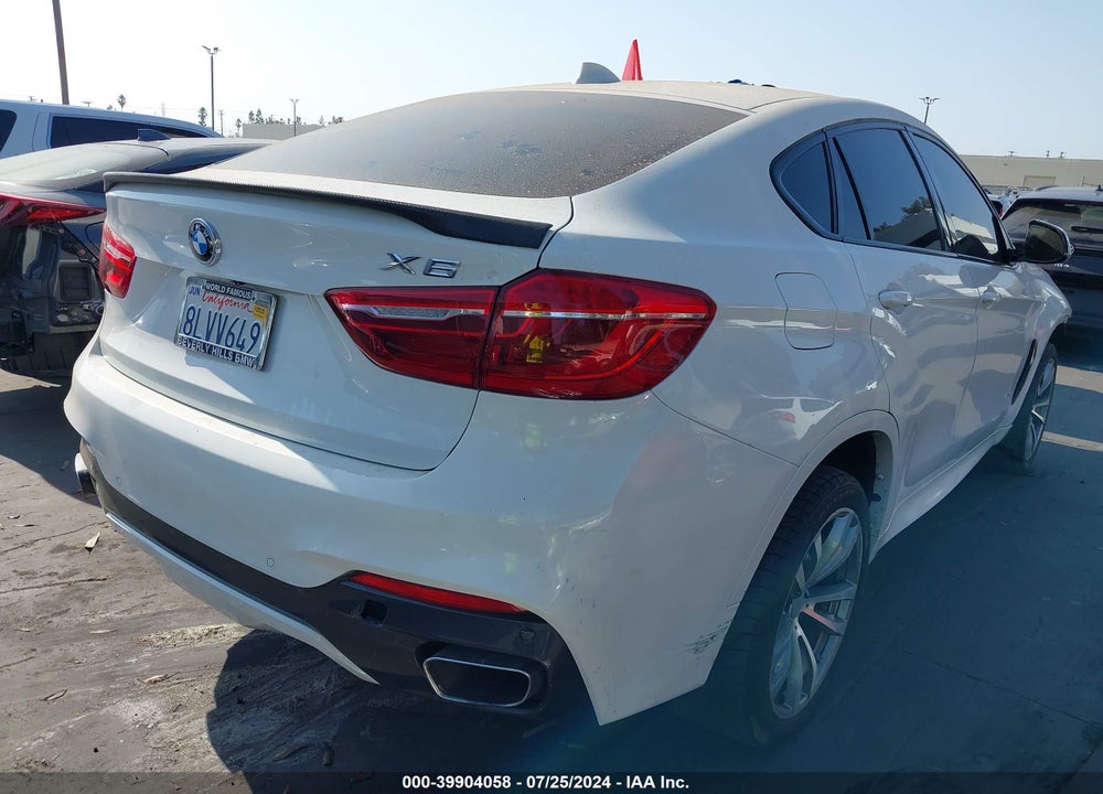 2016 BMW X6 SDRIVE35I VIN: 5UXKU0C59G0F93552