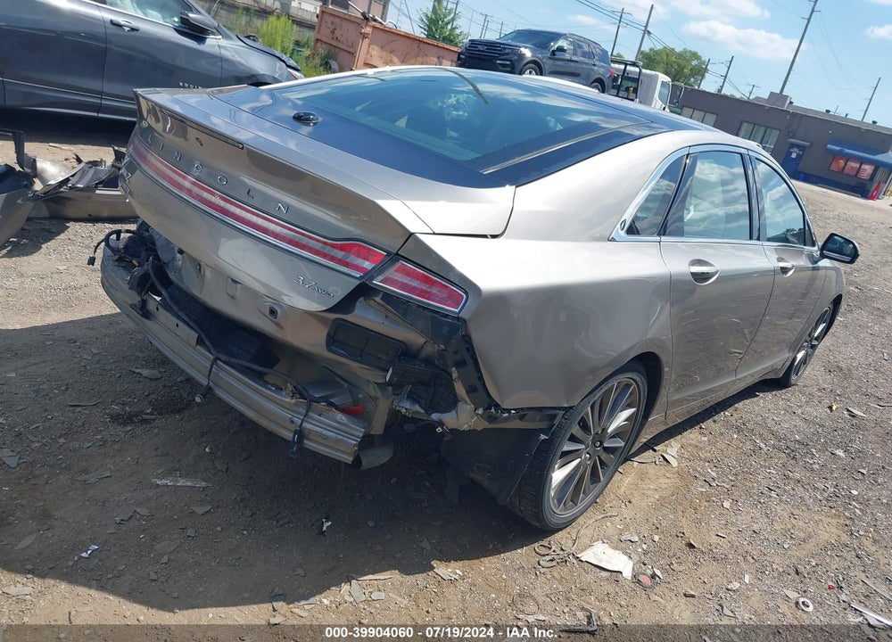 2016 LINCOLN MKZ VIN: 3LN6L2JK5GR612648