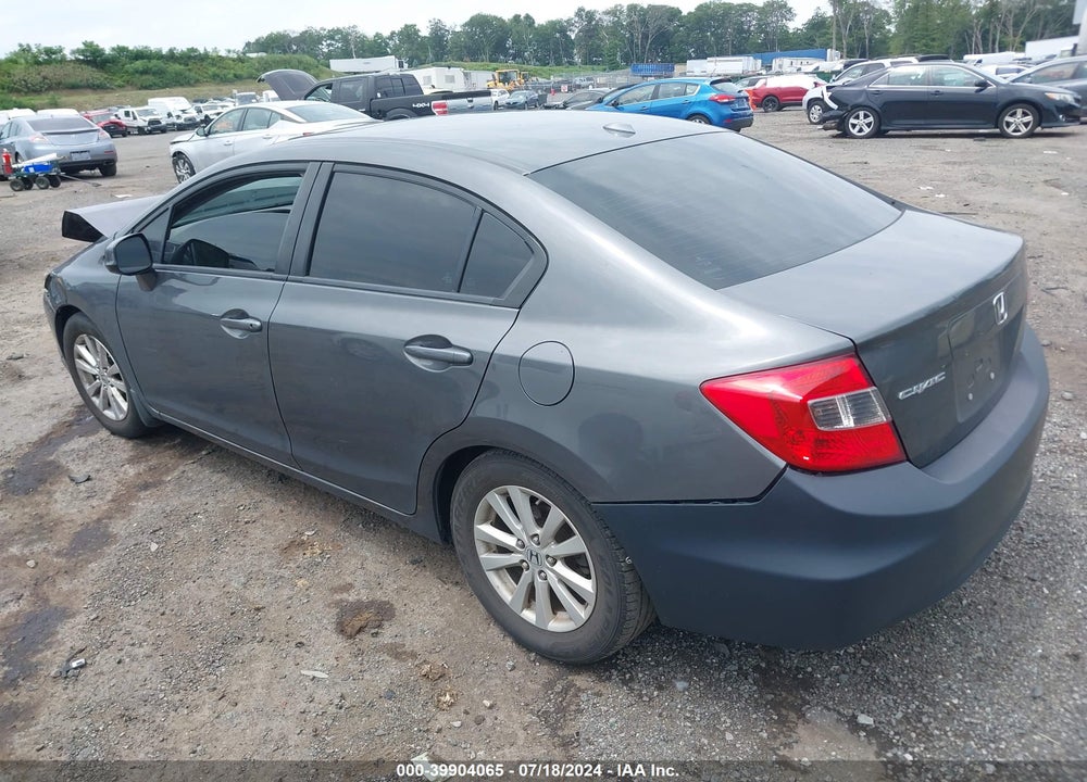 2012 HONDA CIVIC EX-L VIN: 2HGFB2F93CH531068