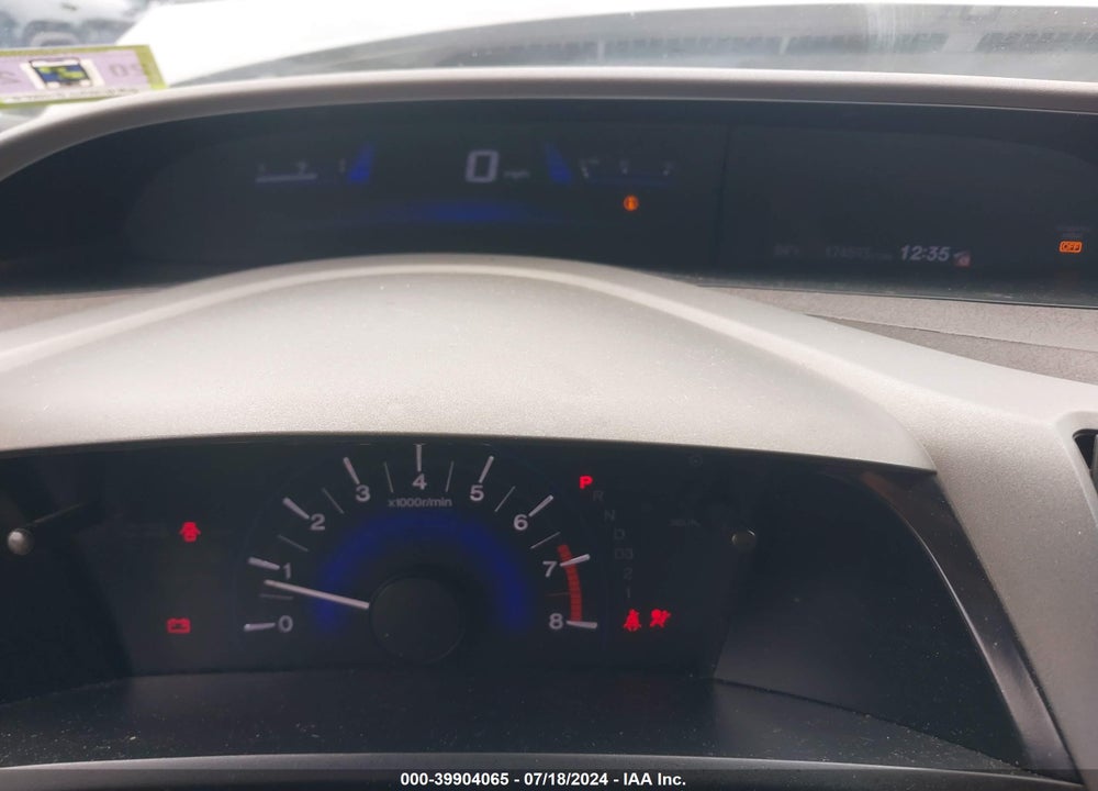 2012 HONDA CIVIC EX-L VIN: 2HGFB2F93CH531068