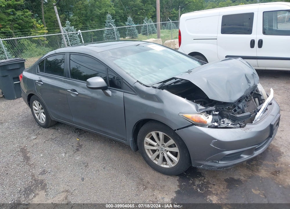 2012 HONDA CIVIC EX-L VIN: 2HGFB2F93CH531068
