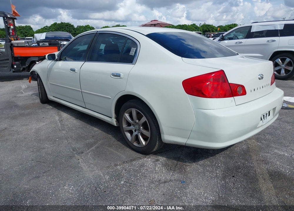 2006 INFINITI G35X VIN: JNKCV51F56M616839