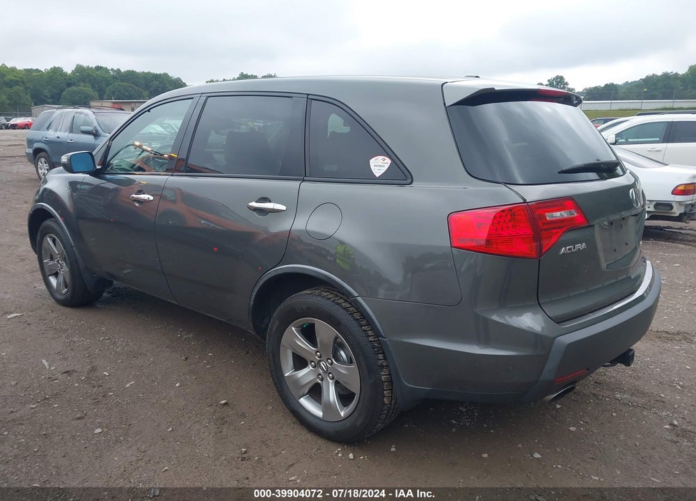 2007 ACURA MDX SPORT PACKAGE VIN: 2HNYD28567H506810