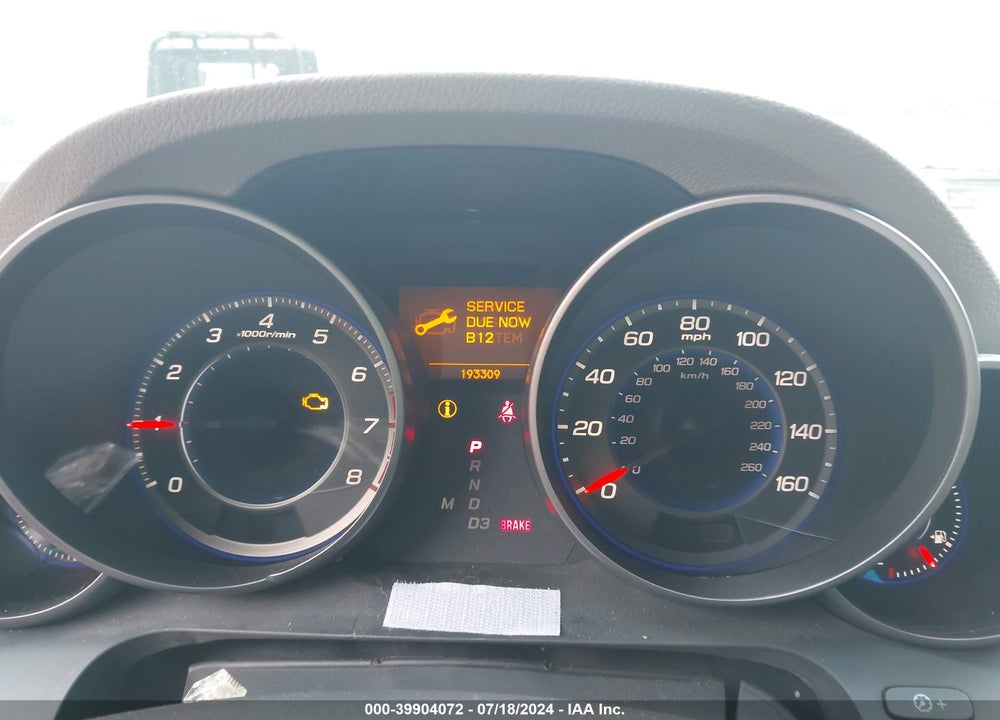 2007 ACURA MDX SPORT PACKAGE VIN: 2HNYD28567H506810