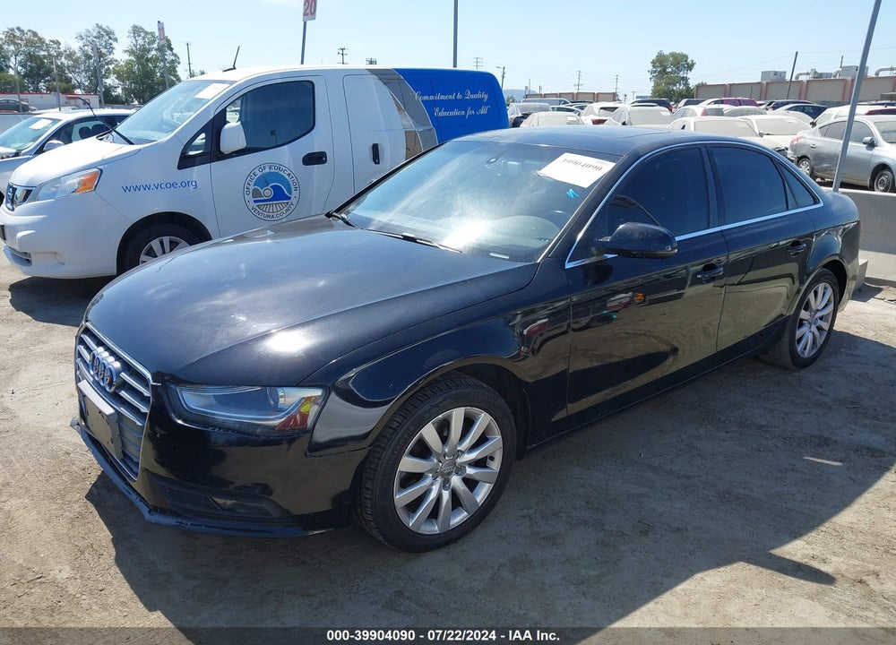 2013 AUDI A4 2.0T PREMIUM VIN: WAUAFAFL4DA177979