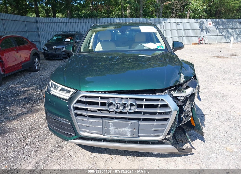 2018 AUDI Q5 2.0T PREMIUM/2.0T TECH PREMIUM VIN: WA1BNAFY6J2140860