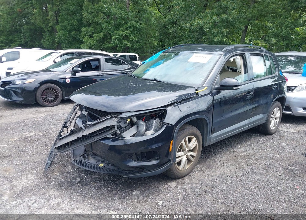 2016 VOLKSWAGEN TIGUAN S VIN: WVGBV7AX2GW514501