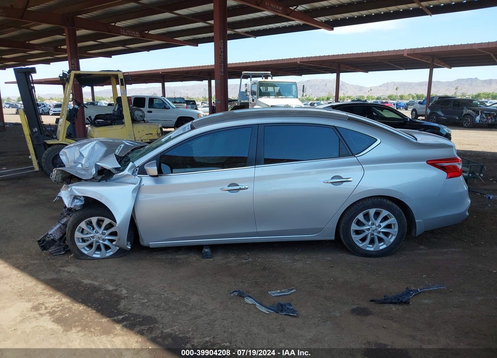 2019 NISSAN SENTRA SV VIN: 3N1AB7AP1KY376155