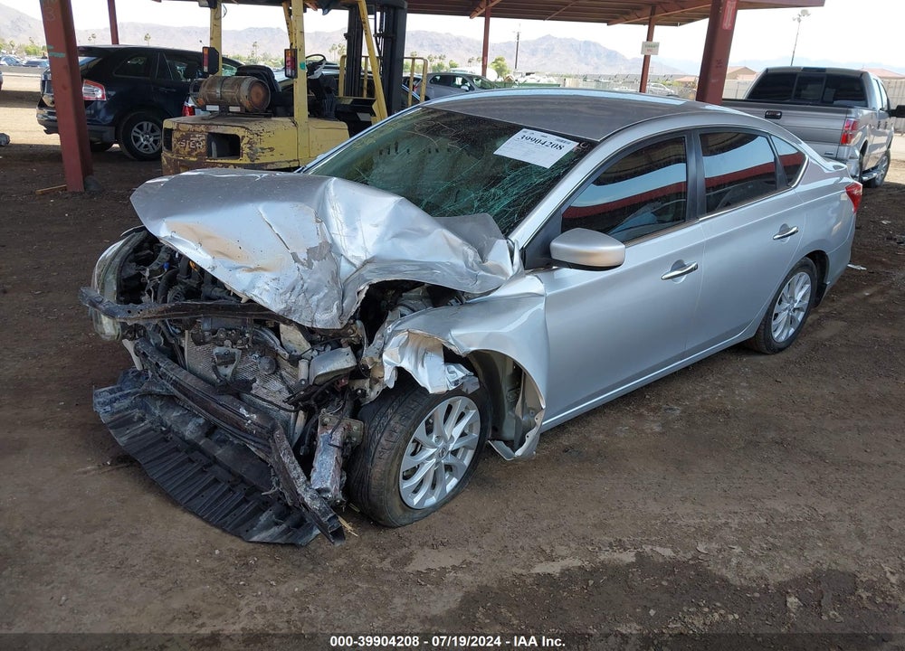 2019 NISSAN SENTRA SV VIN: 3N1AB7AP1KY376155