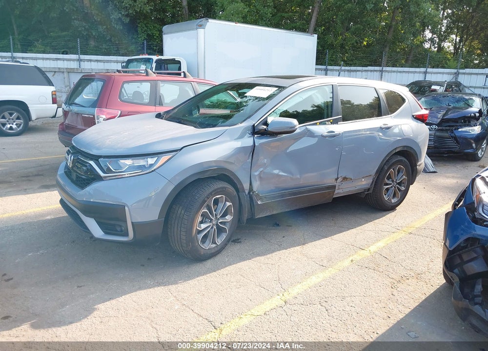 2022 HONDA CR-V AWD EX-L VIN: 5J6RW2H85NA005203