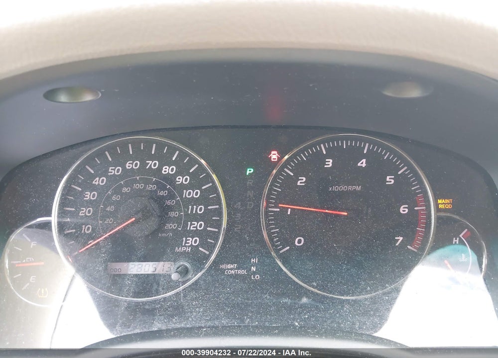 2005 LEXUS GX 470 VIN: JTJBT20X650082054