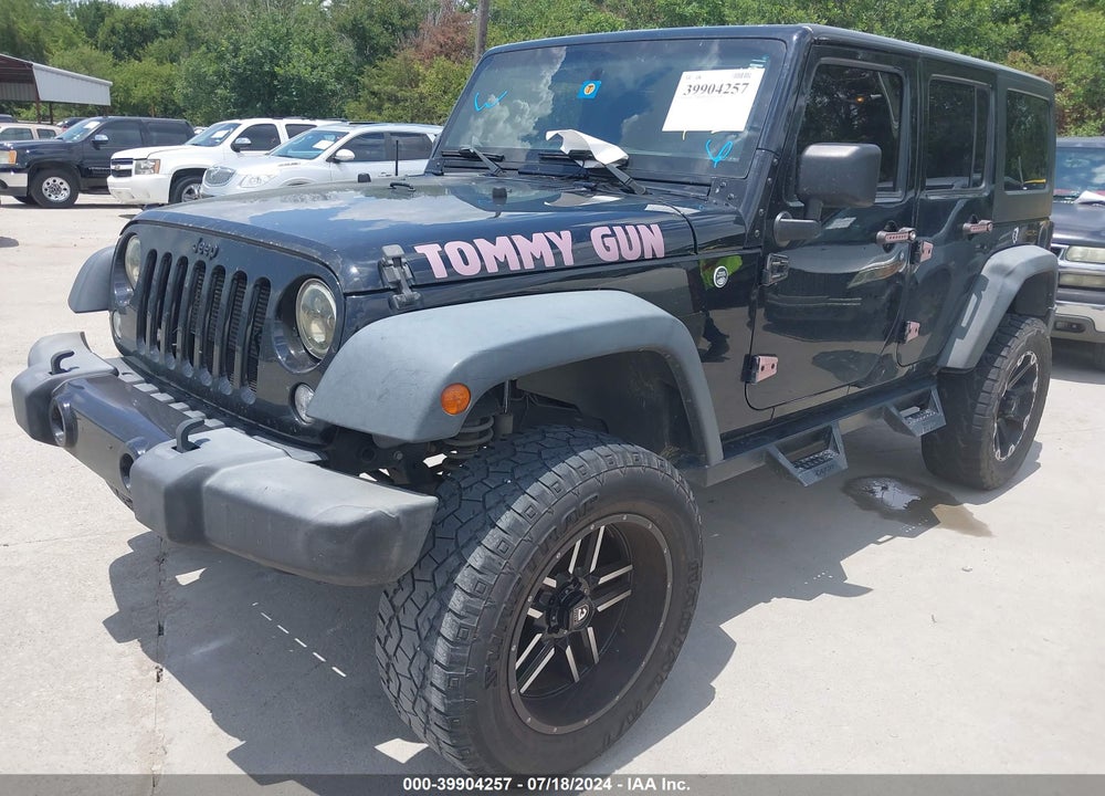 2016 JEEP WRANGLER UNLIMITED WILLYS WHEELER VIN: 1C4BJWDG7GL106065