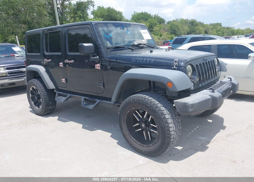 2016 JEEP WRANGLER UNLIMITED WILLYS WHEELER VIN: 1C4BJWDG7GL106065
