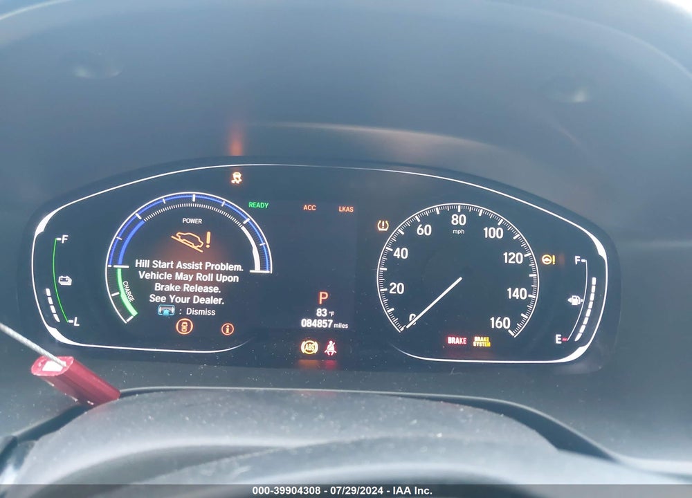 2019 HONDA INSIGHT EX VIN: 19XZE4F58KE010000